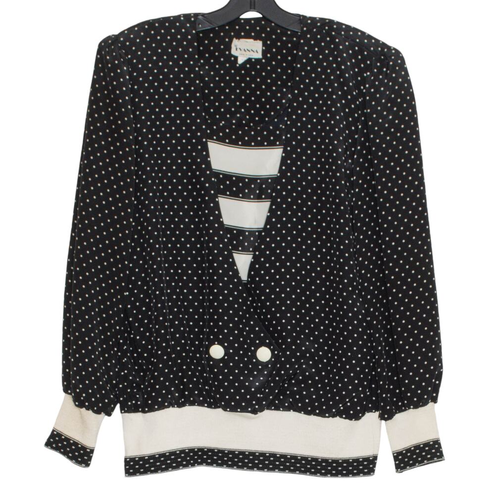 Evanna Womens Top Vintage Preppy Sailor Nautical Romantic Secretary Retro 8 GC